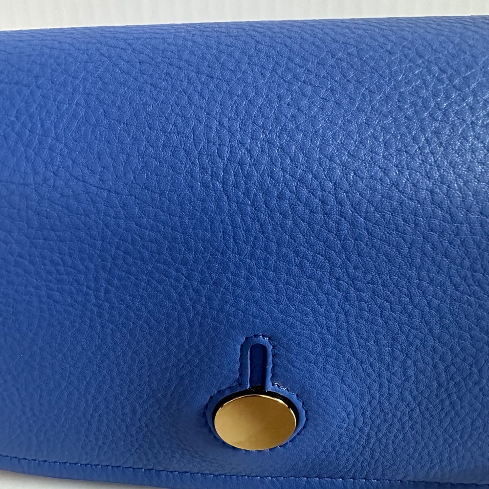 Ridley Small Flapover Crossbody  Handbag, Blue